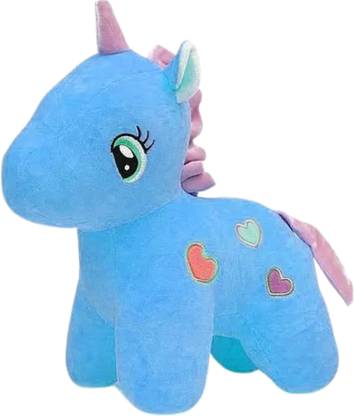 Lollyland Cute Blue Unicorn Stuffed Soft Toy  - 33 cm