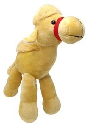 QBIC canary island camel yellow desert, plush soft toy for girls & boys  - 23 cm