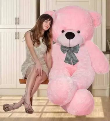 RSS SOFT TOYS Teddy Bear Stuffed (Pink)_3 feet  - 89 cm