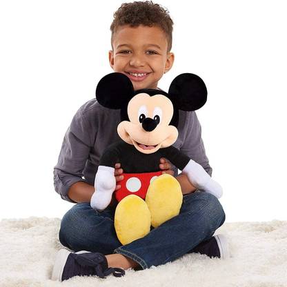 AG Enterprises Premium Quality Mickey Mouse Soft Toy, Soft Fabric, Huggable Plush Doll for Kids - 44 cm