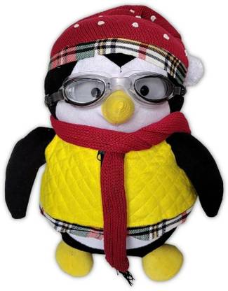 Insain Hugsy 14" Soft Toy, F.R.I.E.N.D.S, with useable swimming googles||Joey's Penguin  - 15 inch