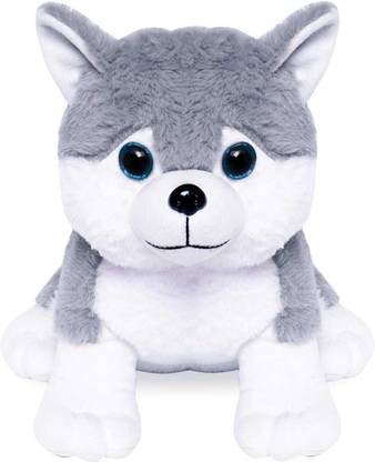 happykiddy Husky Dog Stuffed Animal Soft Plushie Toy  - 27 cm