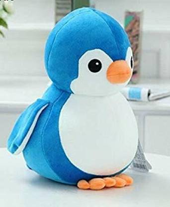Wazood High quality Blue Penguin Soft Toy for Kids , Animals Stuffed Toys Cute Plush Teddy  - 30 cm