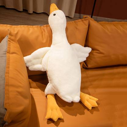 Cherubs Big Size Cute Goose Huggable Bird Imported Premium Soft Toy  - 100 cm