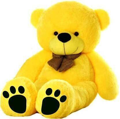 devi traders 3 ft yellow Teddy,Premium ,Non-Toxic Super Soft Plush Stuff Toysytyt293  - 90 cm