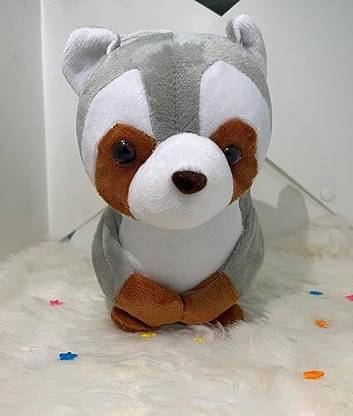 Fusked Raccoon Toy Rocket Racoon Soft Toy Plush Animal Stuffed Toys for Kids Huggable  - 18 mm