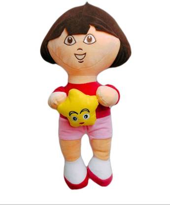 Tiny Miny Dora Doll The Explorer Doll Cartoon Character Soft Plush Stuffed Toys  - 40 cm