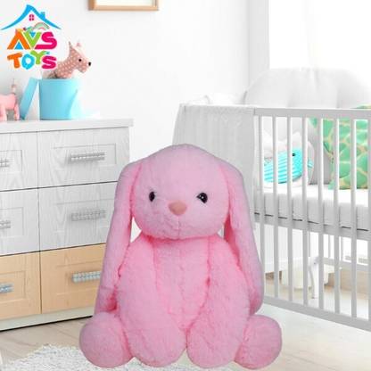 AVS Stuffed and Spongy Bunny Soft toy  - 30 cm