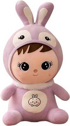 cuddlenest Soft Baby Girl Doll with Rabbit Ear | Plush Toy | Teddy Bear for Kids and Adults  - 40 cm