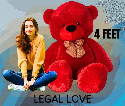 pandaabee Babyhug Plush Teddy Bear Soft Toy  - 135 cm