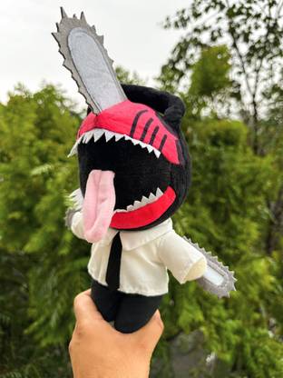 ComicSense Chainsaw Man Anime Plushie Doll Chainsaw Hanging Anime Plush Soft Doll - 29 cm