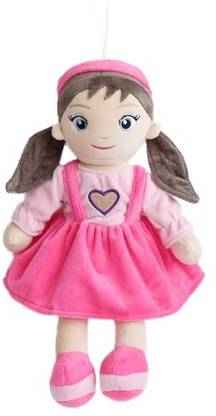 VellUse Heart Doll Plush Super Soft Toy Huggable Doll  - 38 cm