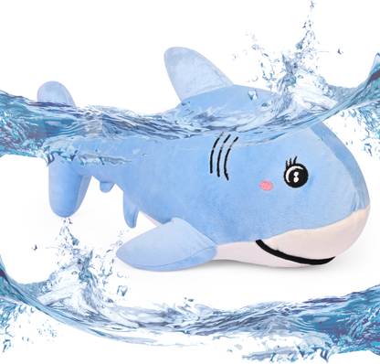 Besties Premium Shark Soft Toy Blue Length  - 45 cm