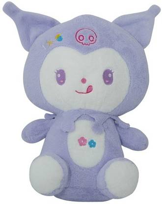 Hello Baby Kuromi Soft Toy| Stuffed Plush Soft Toy Anime cartoon toy| Plushie Fluffly Toy - 30 cm
