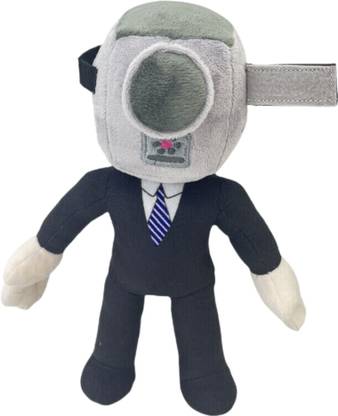 TechMax Solution Scary Toilet Cameraman Doll Horror Game Fun  - 30 cm