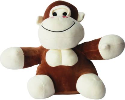 Smartcraft Colorful Cute Gorilla Doll Multicolor Soft Toy  - 40 cm
