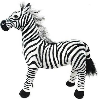 YOKO TOYS SOFT TOYS ZEBRA  - 34 cm