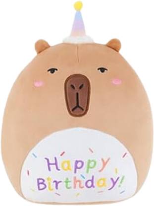 TechMax Solution Happy Birthday Capybara Plush TOY - A Huggable Birthday Surprise  - 45 cm
