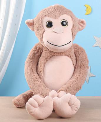 Toy World's Big Eye Monkey Stuffed Animal Soft Toy For Kids  - 80 cm