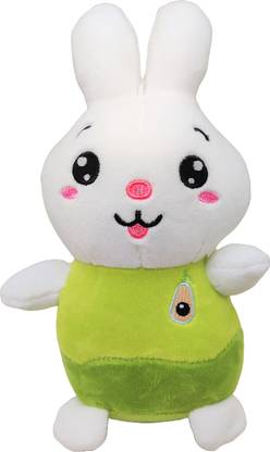 Kraftix Green Honey Rabbit Rag Doll Stuffed Plush Soft Toy Doll Teddy Animal KST144525  - 25 cm