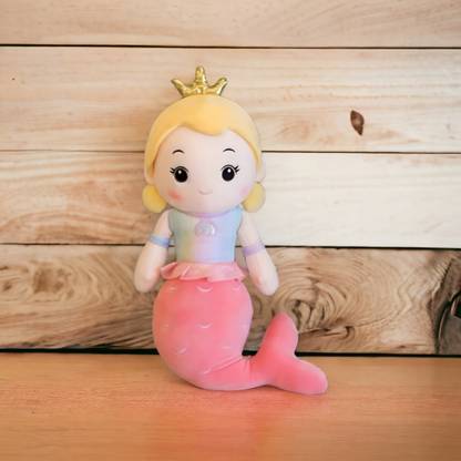 Liquortees Big size Mermaid doll Aqua Queen Princess soft toy  - 38 cm