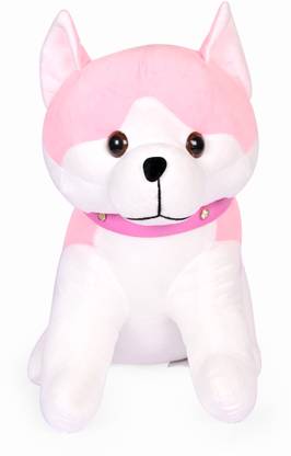 Besties Big Size Premium Soft Plush Cute Husky Dog For Kids  - 45 cm