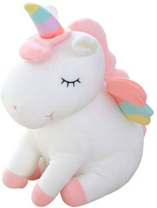 Gking Super Soft Plush Unicorn Stuffed Toy  - 28 cm
