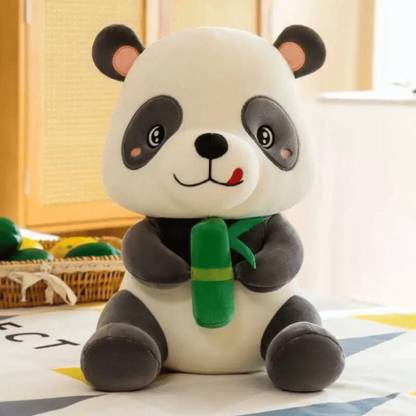 Teddy Daddy Panda with Bamboo Soft Toy - 1 single piece  - 35 cm
