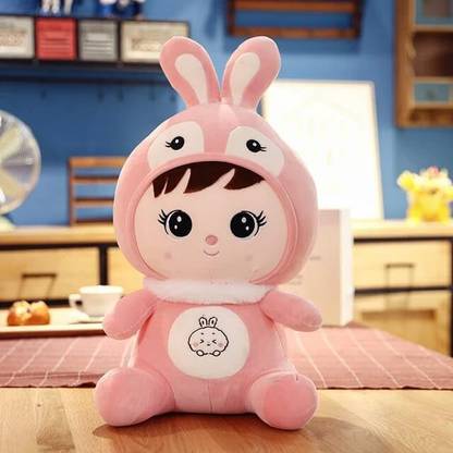 Fusked Adorable Rabbit Bunny Doll with Floppy Ears -Perfect Stuff Soft Toy for Kids  - 32 cm