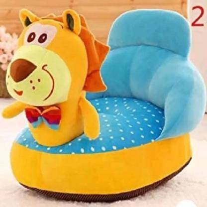 DHAAM Tiger Shape Baby Soft Plush Cushion Baby Sofa Seat 45 cm  - 45 cm