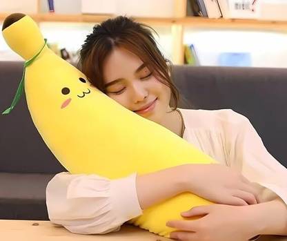 LushPals Banana Soft Sleeping Pillow for Unique Design  - 20 mm