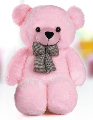 AVIDIP 3 Feet Stuff Toy Pink Teddy Bear  - 91 cm