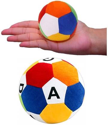 sai ji Stuffed ABCD Ball with Mini Soft Ball for Kids Combo  - 30 cm
