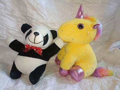 RDA business Collection Achtul Premium Quality Unicorn Imp Soft Toys|Panda Stuffed Soft Plush Soft Toys  - 26 cm