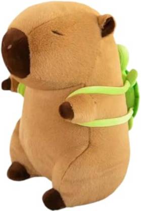 TechMax Solution Capybara Plush Toy with Turtle Bag Pillow  - 45 cm