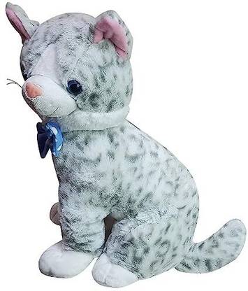 Himaja Little Shopee Ultra Soft Cute Realistic Cat Plush Stuffed Soft Toys  - 42 cm
