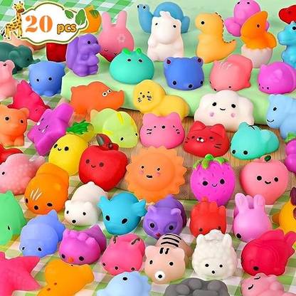 ANABGI ANAB GI Mochi Squishy Toys 20PCS Animal Mini Squishies, Random  - 2 cm