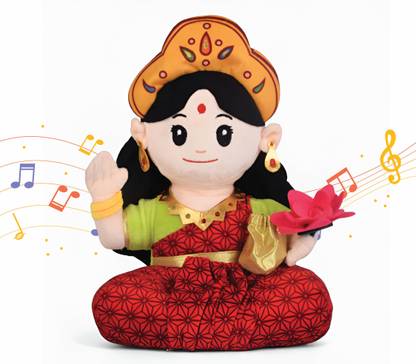aurbo Mantra Chanting Baby Lakshmi (Medium, 12 Inches) - 30 cm
