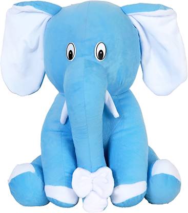 Jeet Gift Gallery Appu-G Blue Elephant Plush Toy Ideal for Kids & Decorations  - 30 cm