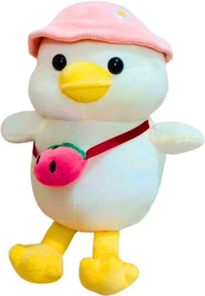 Teddy Daddy Strawberry Duck Soft Toy | Pink (1 Single Piece )  - 35 cm