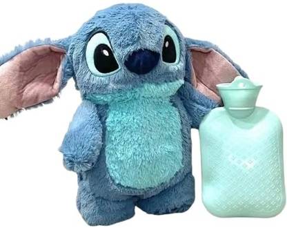 BOLT Comfortable Stitch Teddy Hot Water Bag Perfect for Period Cramps and Relaxation  - 25 cm