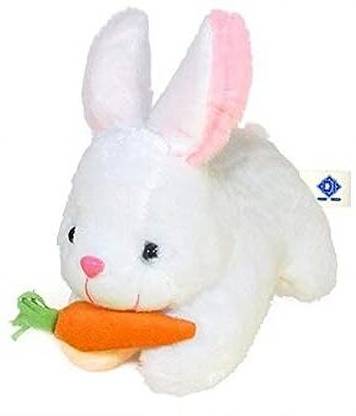 Cutepie SOFT TOY RABBIT WITH CARROT Toy for Baby, Girl, Kids, Boys, 8 Cm  - 8 cm