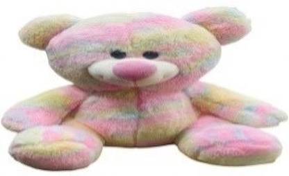 HTF Rainbow Teddy Bear, Plush Toy, Stuffed Toy, Miniso Soft Toys  - 38 cm