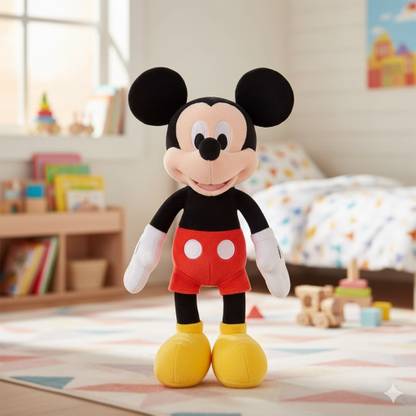 AG Enterprises Premium Quality Mickey Mouse Soft Toy, Soft Fabric, Huggable Plush Doll for Kids  - 44 cm