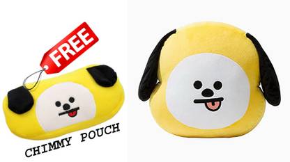 Gifters garden Plush Pillow Stuffed Toy BTS Character BTS21 (Chimmy) WASHABLE-40cm (FREE POUCH)  - 40 cm