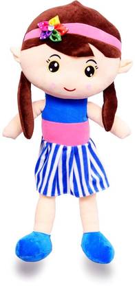 P I SOFT TOYS 30cm blue shizuka doll for kids  - 30 cm