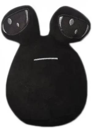 TechMax Solution Black Pou Alien Stuffed Cute Plush Toy  - 30 cm