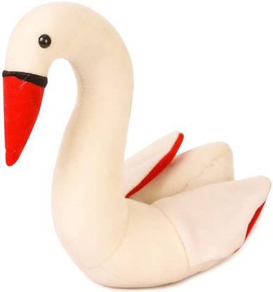 SUIinterprise Teddy Bear Swan Soft Toy  - 30 cm