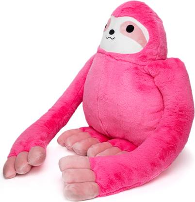 LAZY BABY Super Soft Fabric Big Size With Hands Sloth Soft Toy for Kids  - 65 cm