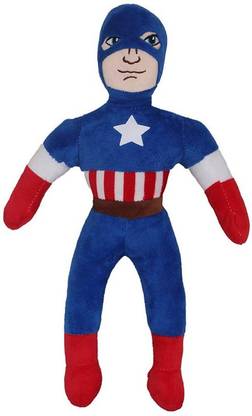 SUIinterprise Soft Plush Captain America Teddy Bear Toy For Boy  - 46 cm